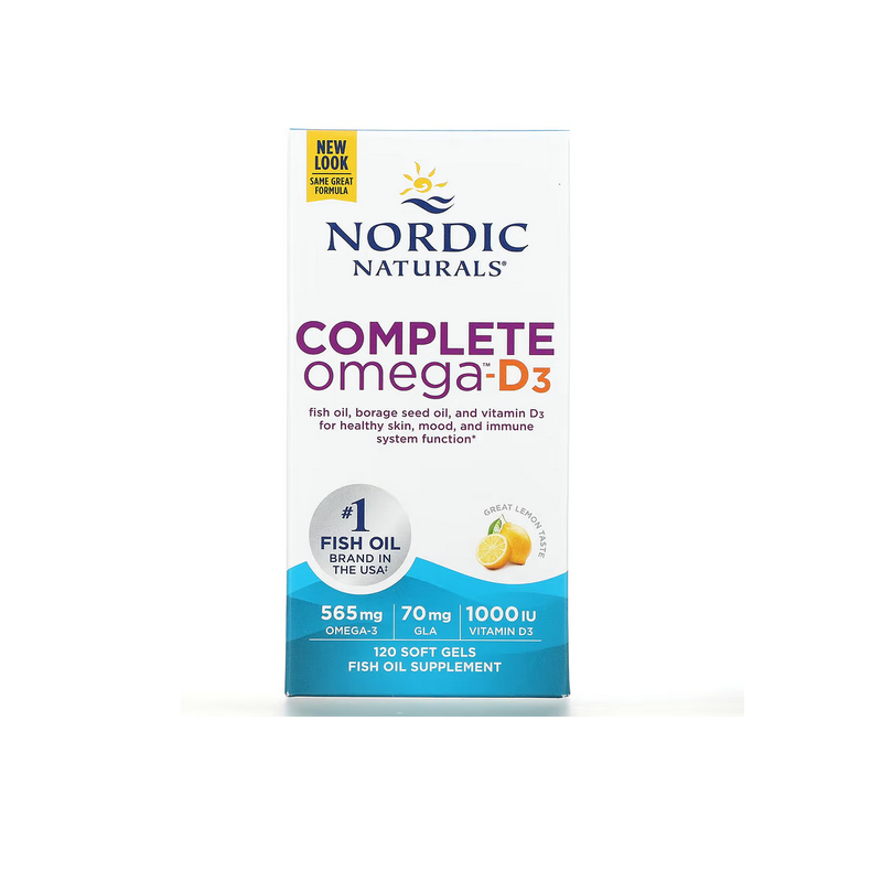 Nordic Naturals Complete Omega-D3 (120 Kaps.)