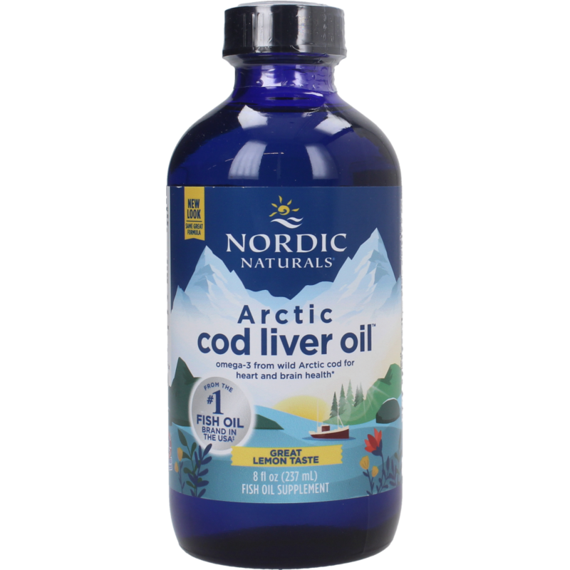 Nordic Naturals Arctic Cod Liver Oil Lemon (237 Ml)