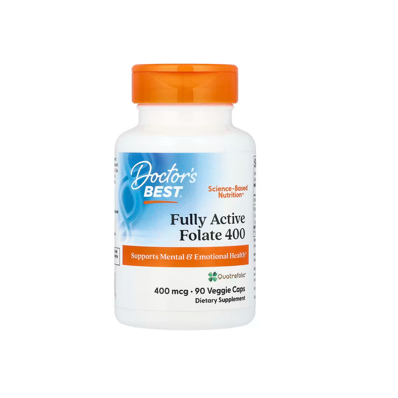 Doctor's Best Folian Quatrefolic 400 Mcg (90 Kaps.)