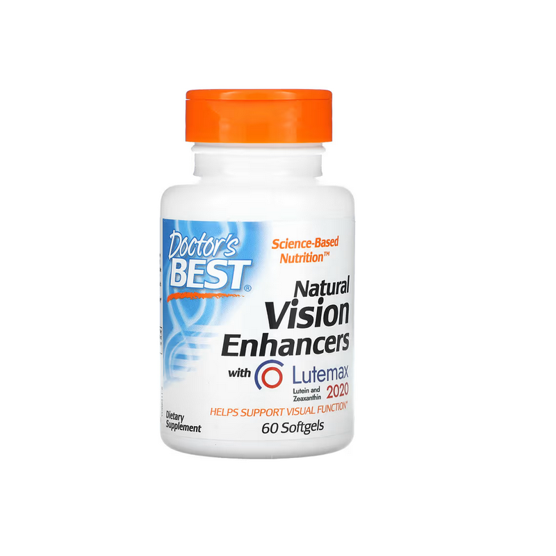 Doctor's Best Natural Vision Enhacers With Floraglo Lutein - Luteina I Zeaksantyna (60 Kaps.)