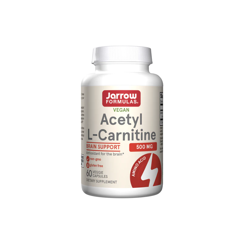 Jarrow Formulas Acetyl L-Carnitine - Acetyl L-Karnityna 500 Mg (60 Kaps.)