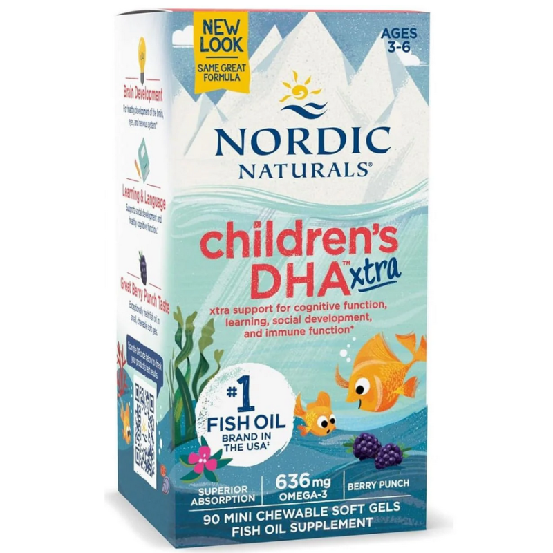 Nordic Naturals Childrens Dha Xtra 636 Mg (90 Kaps.)