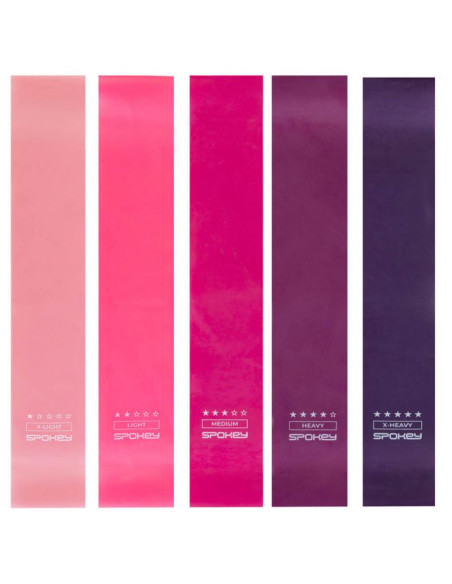 Zestaw gum do ćwiczeń spokey 5 szt. 928944