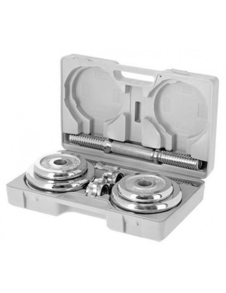 Sztangielki w walizce chrome hms