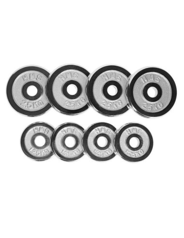 Sztangielki w walizce chrome hms