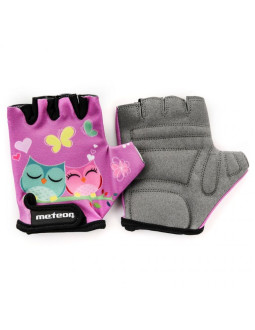 Rękawiczki rowerowe meteor owl jr 24175-24177