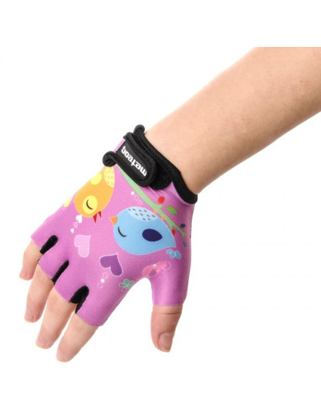 Rękawiczki rowerowe meteor owl jr 24175-24177