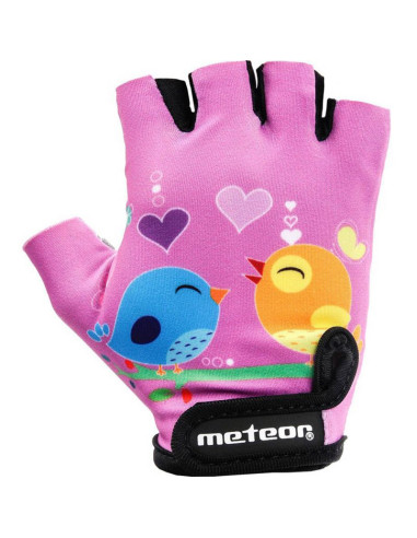 Rękawiczki rowerowe meteor owl jr 24175-24177