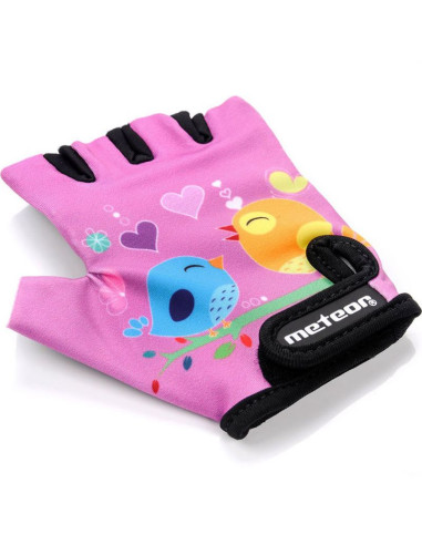 Rękawiczki rowerowe meteor owl jr 24175-24177