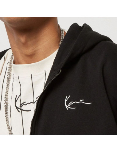 Bluza karl kani chest signature essential zip hoodie m