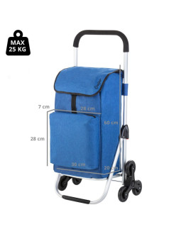 Wózek zakupowy do pokonywania schodów premium cruiser 650063 2