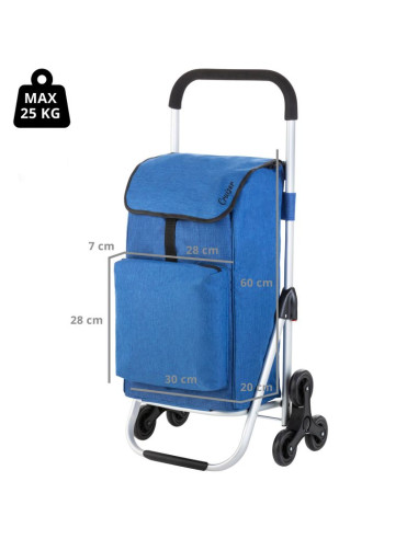 Wózek zakupowy do pokonywania schodów premium cruiser 650063