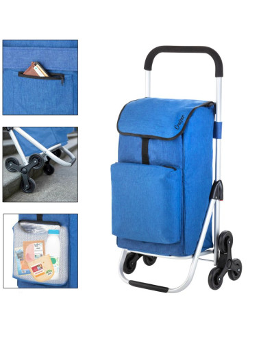 Wózek zakupowy do pokonywania schodów premium cruiser 650063