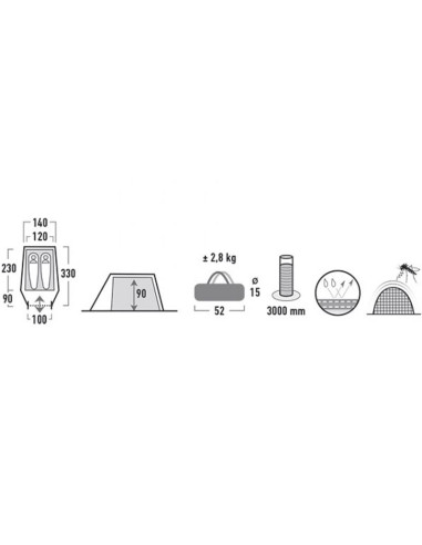 Namiot high peak kite 2 10188