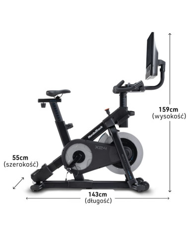 Rower spinningowy nordictrack x24