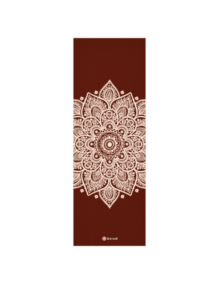 Mata do jogi gaiam intense rust sundial flower