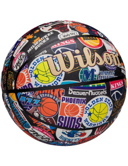 Piłka do koszykówki wilson nba all team retro ball 2