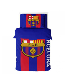 Fc barcelona pościel komplet 135x200 + 50x75 cm mikrofibra 119122