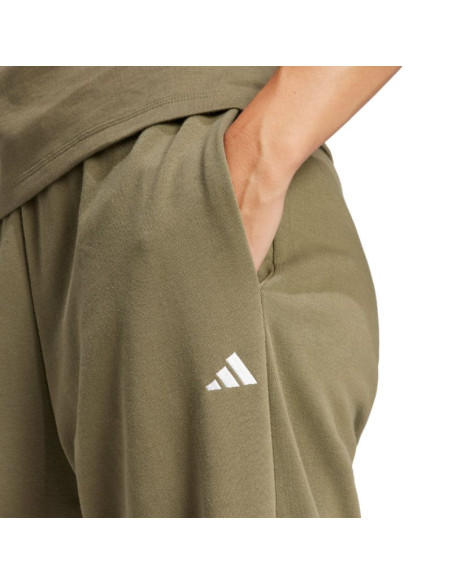 Spodnie adidas essentials small logo french terry cuffed w