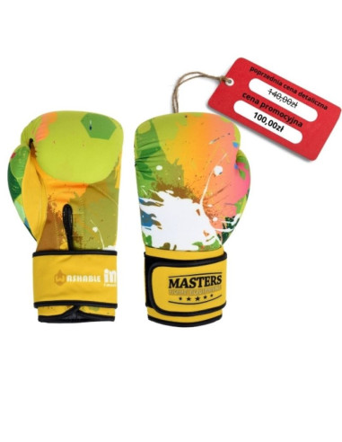 Rękawice bokserskie masters rpu-wash 10 oz new