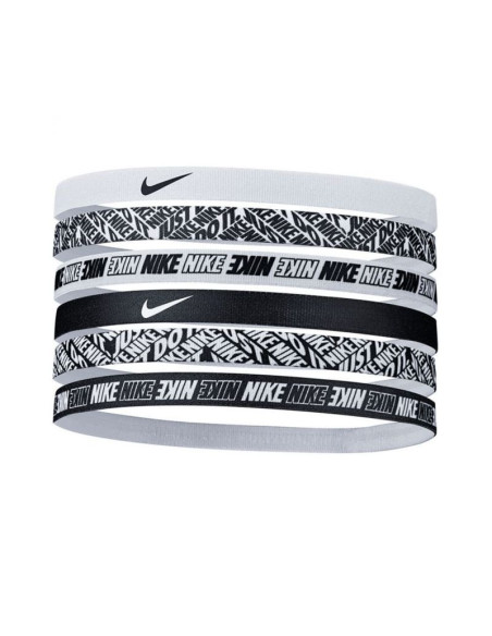 Opaski na głowę nike printed hairbands 6-pak w n0002545