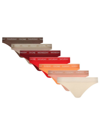Stringi calvin klein thong 7pk w