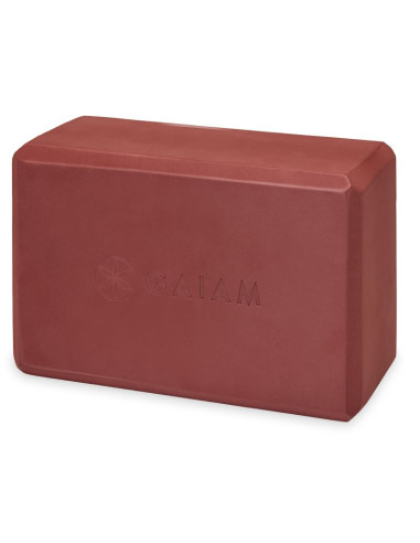 Kostka do jogi gaiam intense rust sundial point