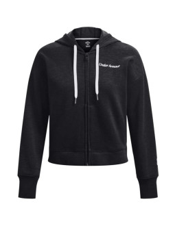 Bluza under armour essential fleece script fz hoodie w 1374106