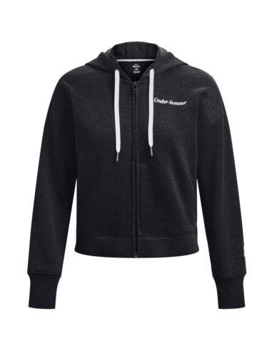 Bluza under armour essential fleece script fz hoodie w 1374106