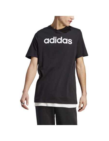 Koszulka adidas essentials single jersey linear embroidered logo tee m
