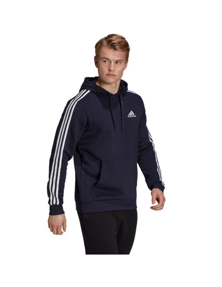 Bluza adidas essentials fleece 3-stripes hoodie m gk9073