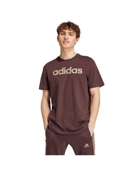 Koszulka adidas essentials single jersey linear embroidered m