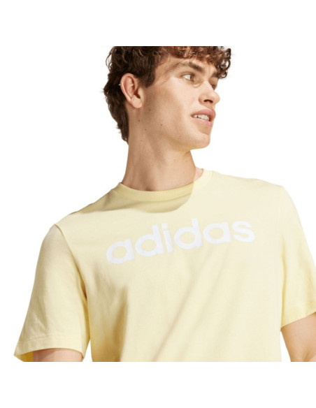 Koszulka adidas essentials single jersey linear embroidered m