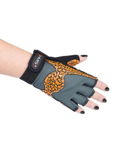 Rękawice na siłownię oragne/gray w hms rst03