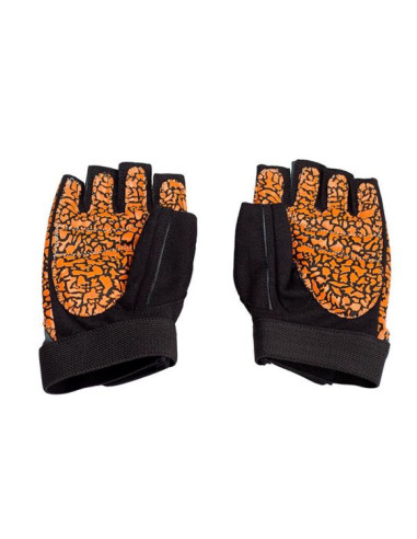 Rękawice na siłownię oragne/gray w hms rst03