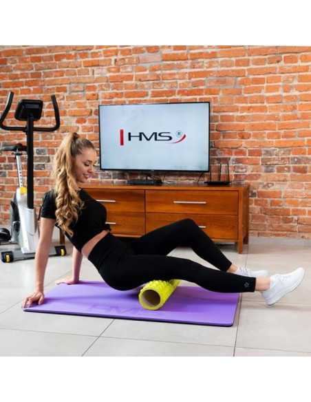 Mata fitness klubowa z otworami hms premium mfk01 violet black