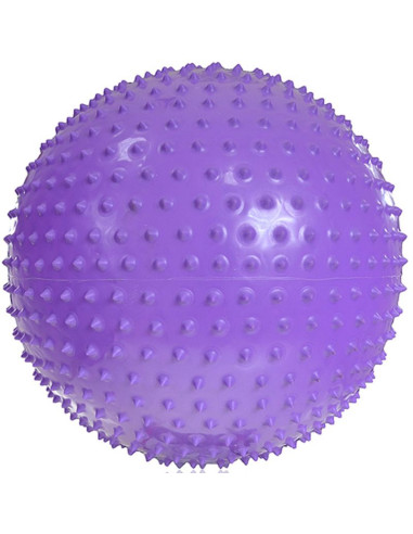 Piłka gimnastyczna z masażem profit 55cm fioletowa dk 2104