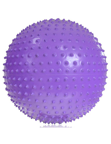 Piłka gimnastyczna z masażem profit 55cm fioletowa dk 2104