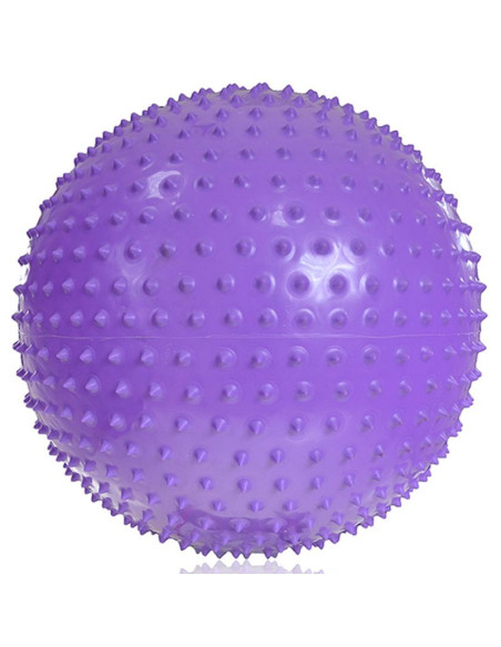 Piłka gimnastyczna z masażem profit 55cm fioletowa dk 2104