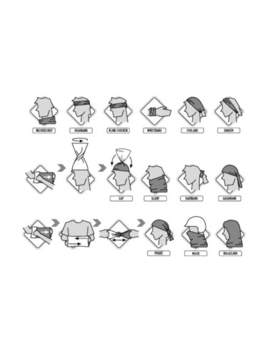 Komin buff original ecostretch tube scarf