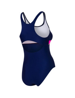 Kostium kąpielowy dla dzieci aqua-speed emily granatowo-różowy kol. 47 2