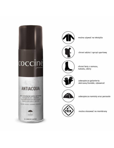 Impregnat coccine do skór w sprayu