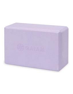 Kostka do jogi z pianki gaiam lilac point 63748 2