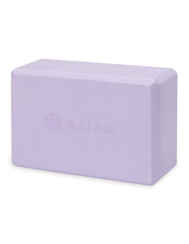 Kostka do jogi z pianki gaiam lilac point 63748