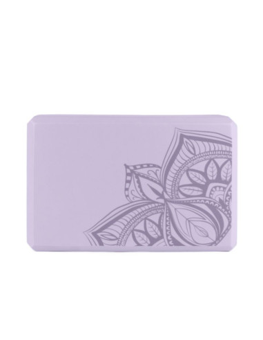 Kostka do jogi z pianki gaiam lilac point 63748