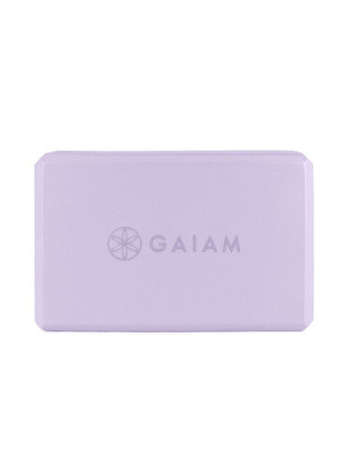 Kostka do jogi z pianki gaiam lilac point 63748