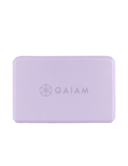Kostka do jogi z pianki gaiam lilac point 63748