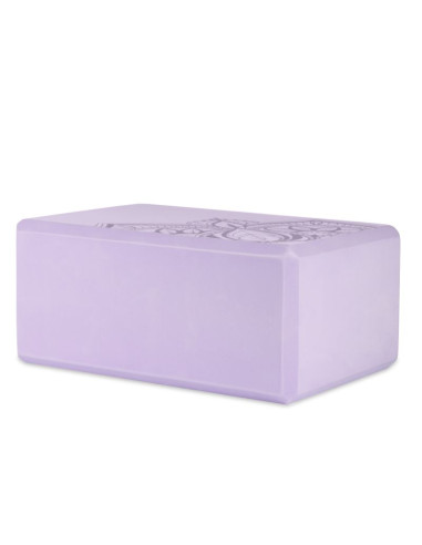 Kostka do jogi z pianki gaiam lilac point 63748