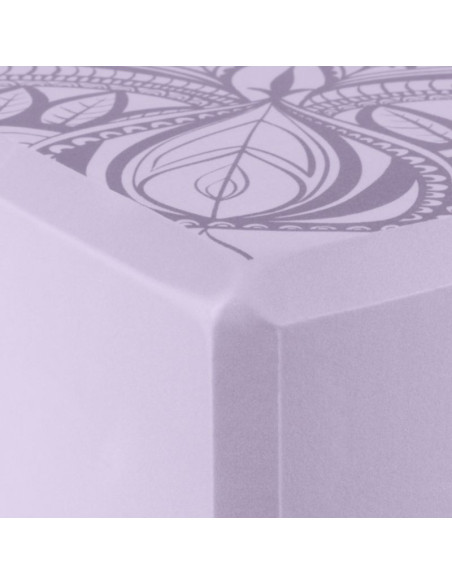 Kostka do jogi z pianki gaiam lilac point 63748
