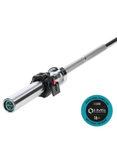 Gryf olimpijski hms lock jaw black 183 cm go320